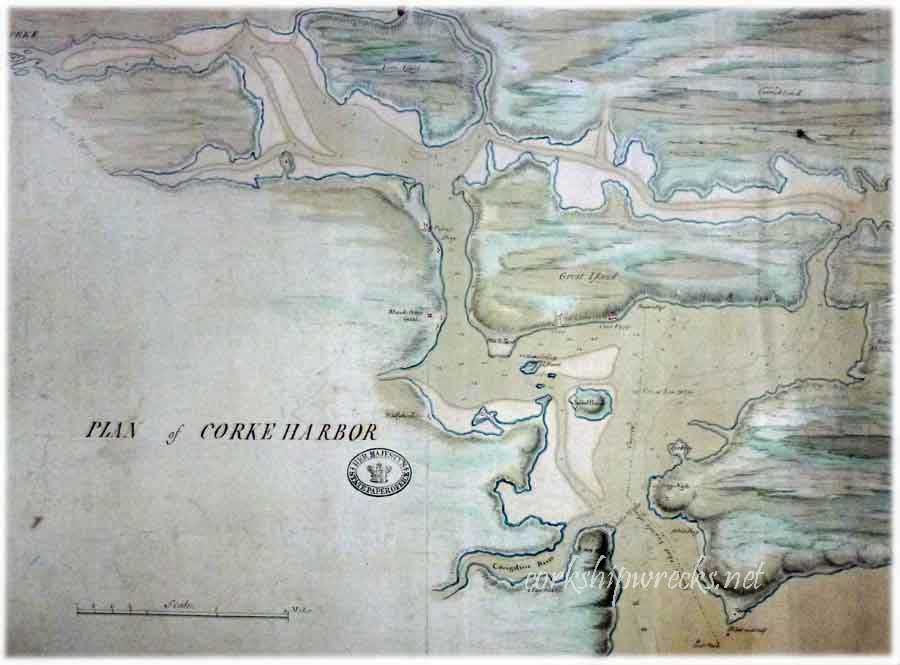 19c plan of Lough Mahon in 1790 