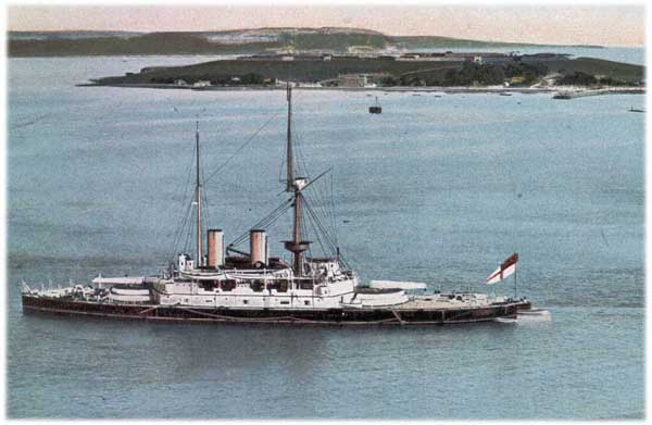  HMS Howe at Queenstown 