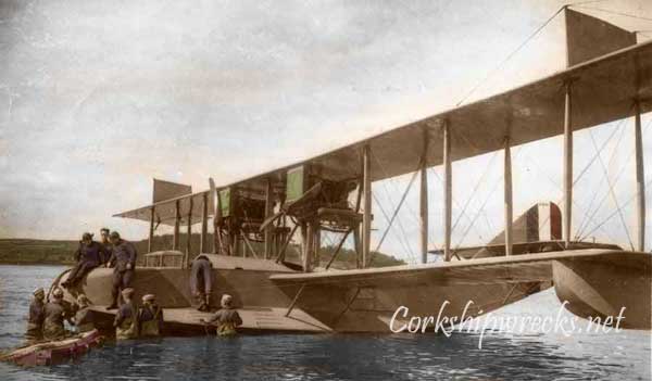  Curtiss H16 after first flight