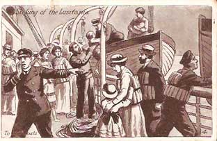 To the lifeboats
