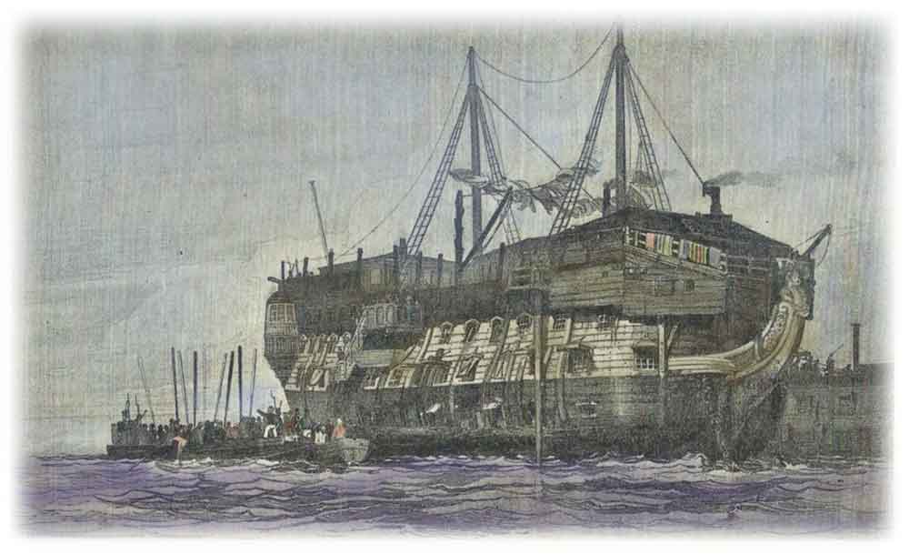 prison hulk york in Portsmouth