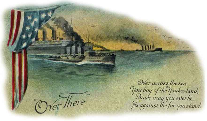  postcard over there