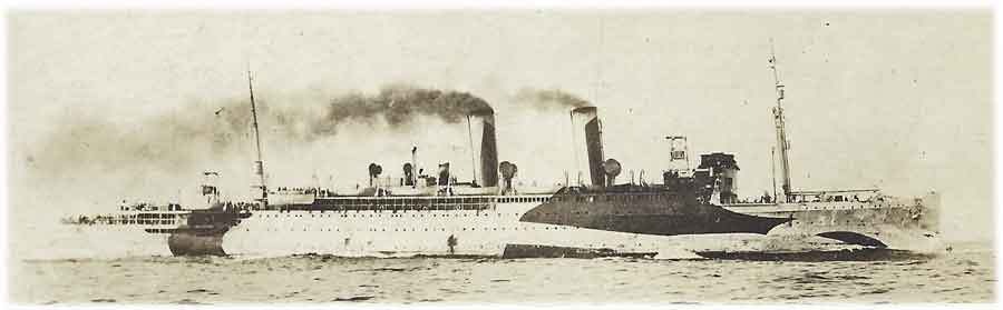  unnamed US troop ship