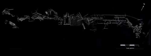  plan of the Aud wreck  